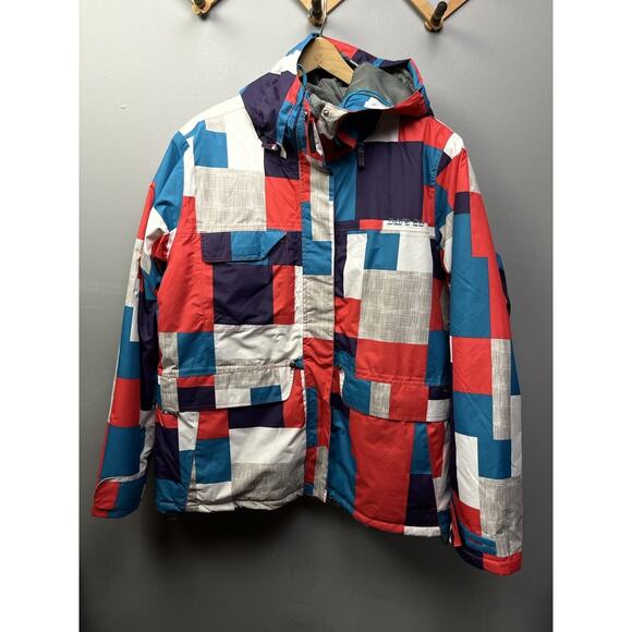 Dare2b -‎ Women's Colorblock Ski Jacket Snowboarding UK Size 20 US XL hooded - Picture 1 of 10